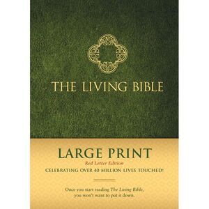 The Living Bible Large Print Red Letter Edition -- New Living Translation